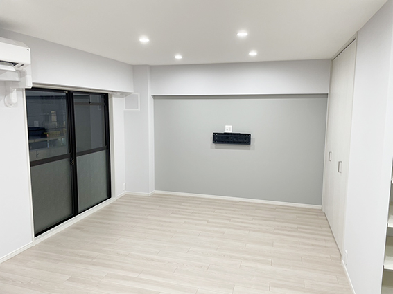 豊中市のバリアフリーリフォームのビフォー写真アクセントクロス